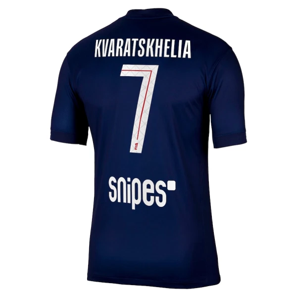 Camiseta PSG Khvicha Kvaratskhelia 7 Local 2025/2026
