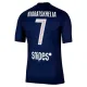 Camiseta PSG Khvicha Kvaratskhelia 7 Local 2025/2026