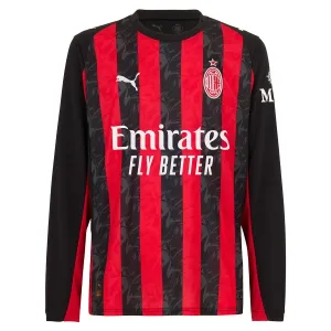 Camiseta AC Milan Local 2025/2026 Manga Larga