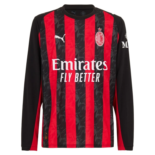Camiseta AC Milan Local 2025/2026 Manga Larga