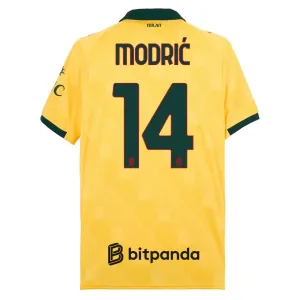 Camiseta AC Milan Luka Modrić 14 Tercera Equipación 2025/2026