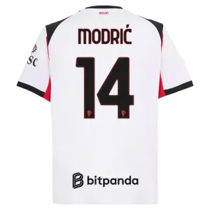 Camiseta AC Milan Luka Modrić 14 Visitante 2025/2026