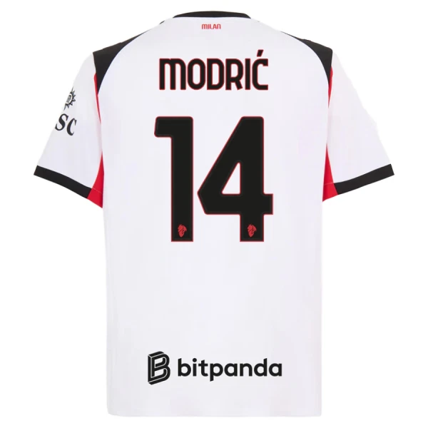 Camiseta AC Milan Luka Modrić 14 Visitante 2025/2026