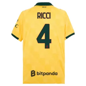 Camiseta AC Milan Ricci 4 Tercera Equipación 2025/2026
