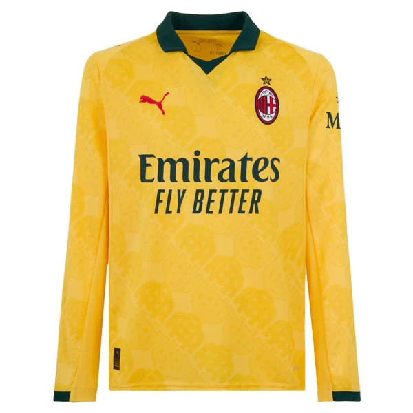 Camiseta AC Milan Tercera Equipación 2025/2026 Manga Larga