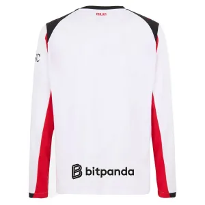 Camiseta AC Milan Visitante 2025/2026 Manga Larga