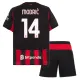 Conjunto AC Milan Luka Modrić 14 Local 2025/2026 Niño