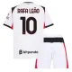 Conjunto AC Milan Rafael Leão 10 Visitante 2025/2026 Niño