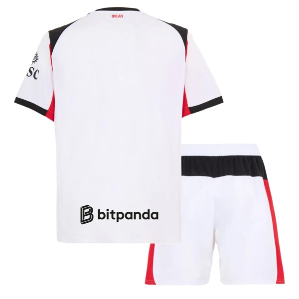 Conjunto AC Milan Visitante 2025/2026 Niño