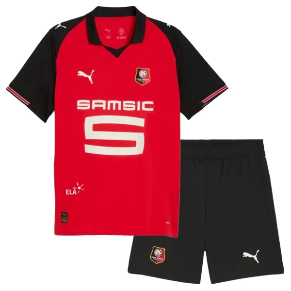 Conjunto Stade Rennais Local 2025/2026 Niño