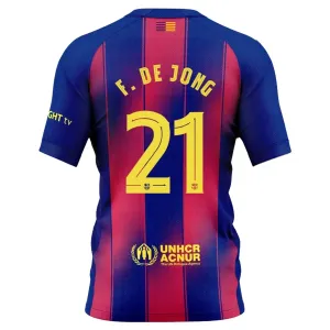 Camiseta FC Barcelona Frenkie de Jong 21 Local 2025/2026