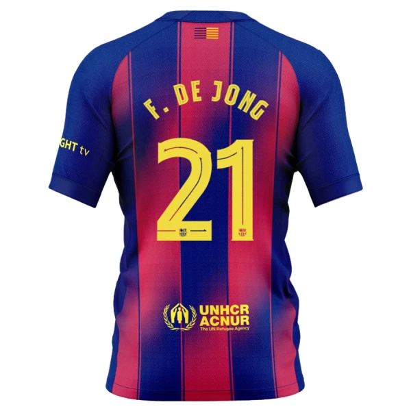 Camiseta FC Barcelona Frenkie de Jong 21 Local 2025/2026