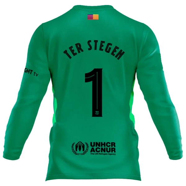 Camiseta FC Barcelona Marc-André ter Stegen 1 Portero 2025/2026 Manga Larga