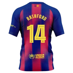 Camiseta FC Barcelona Marcus Rashford 14 Tercera Equipación 2025/2026