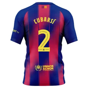 Camiseta FC Barcelona Pau Cubarsí 2 Local 2025/2026