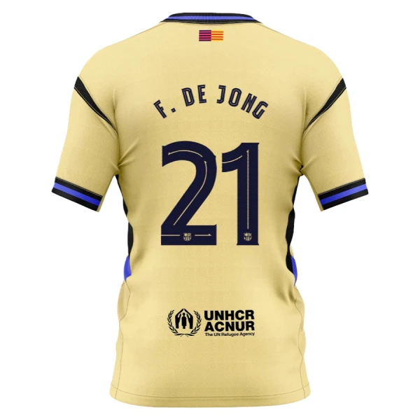Camiseta FC Barcelona x Kobe Bryant Frenkie de Jong 21 Visitante 2025/2026