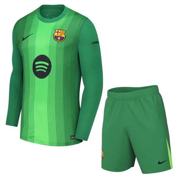 Conjunto FC Barcelona Portero 2025/2026 Niño Manga Larga