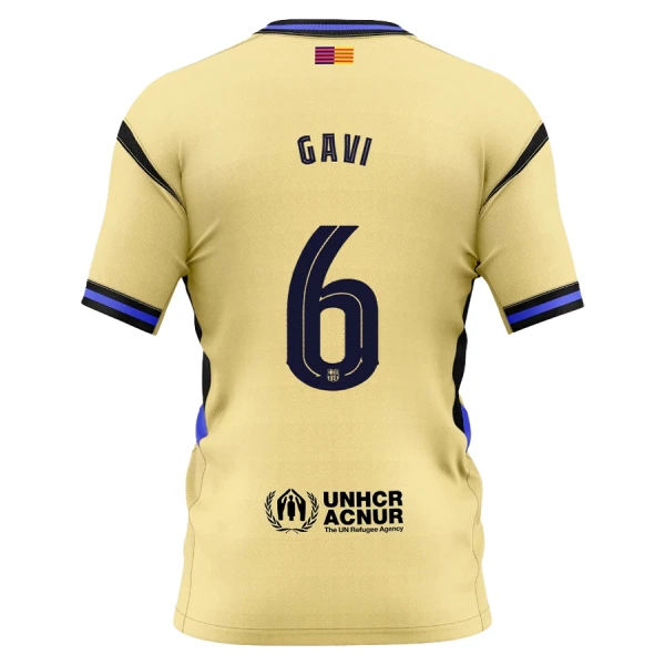 Conjunto FC Barcelona x Kobe Bryant Gavi 6 Visitante 2025/2026 Niño