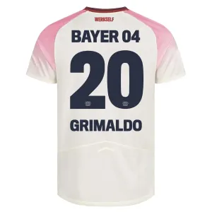 Camiseta Bayer 04 Leverkusen Alejandro Grimaldo 20 Visitante 2025/2026
