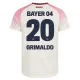 Camiseta Bayer 04 Leverkusen Alejandro Grimaldo 20 Visitante 2025/2026