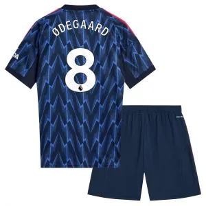 Conjunto Arsenal Martin Ødegaard 8 Visitante 2025/2026 Niño