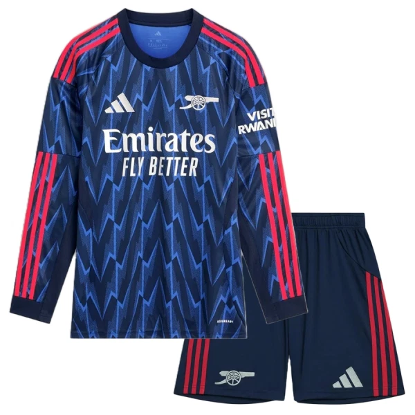 Conjunto Arsenal Visitante 2025/2026 Niño Manga Larga