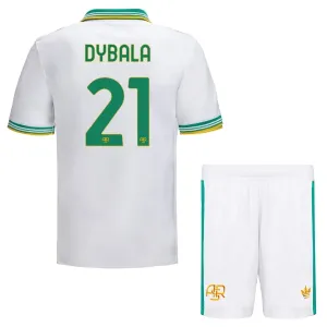 Conjunto AS Roma Paulo Dybala 21 Tercera Equipación 2025/2026 Niño