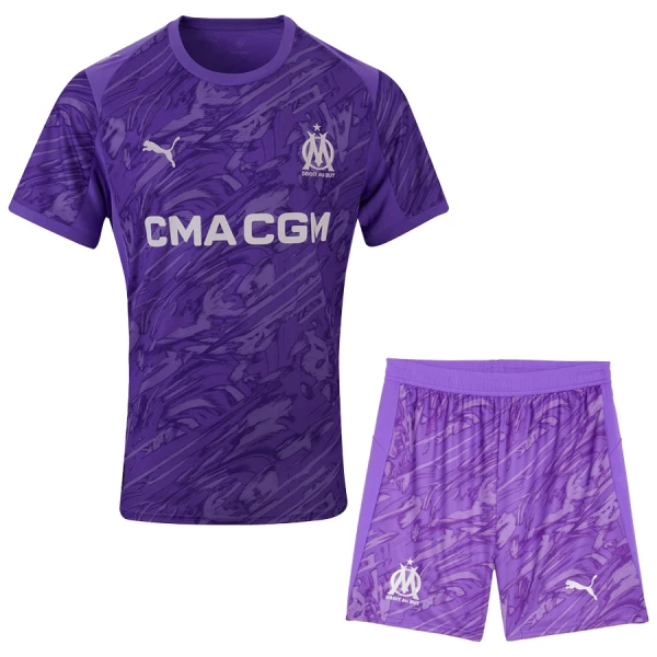Conjunto OM Portero 2025/2026 Niño Morado