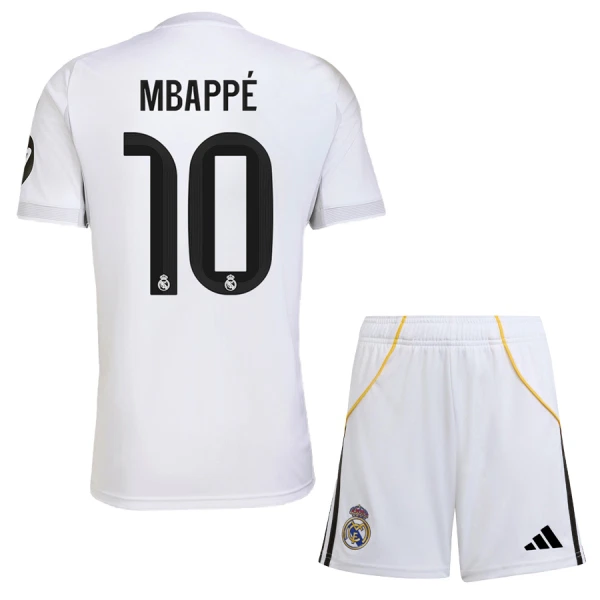 Conjunto Real Madrid Kylian Mbappé 10 Local 2025/2026 Niño