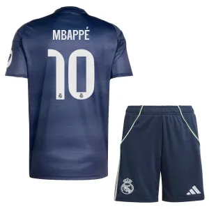 Conjunto Real Madrid Kylian Mbappé 10 Visitante 2025/2026 Niño
