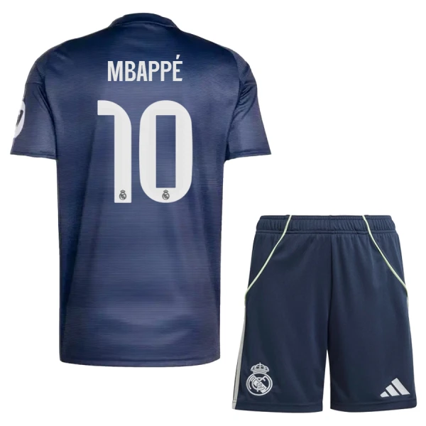 Conjunto Real Madrid Kylian Mbappé 10 Visitante 2025/2026 Niño