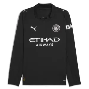 Camiseta Manchester City Visitante 2025/2026 Manga Larga