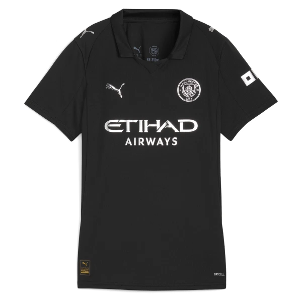 Camiseta Manchester City Visitante 2025/2026 Mujer