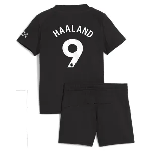 Conjunto Manchester City Erling Haaland 9 Visitante 2025/2026 Niño