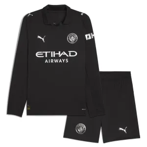 Conjunto Manchester City Visitante 2025/2026 Niño Manga Larga
