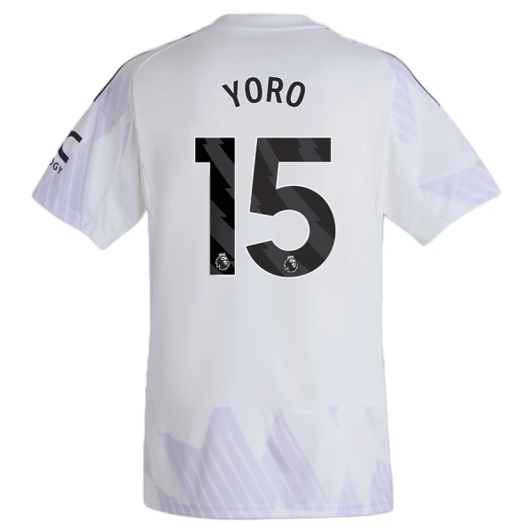 Camiseta Manchester United Leny Yoro 15 Visitante 2025/2026