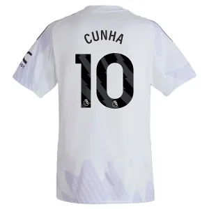 Camiseta Manchester United Matheus Cunha 10 Visitante 2025/2026