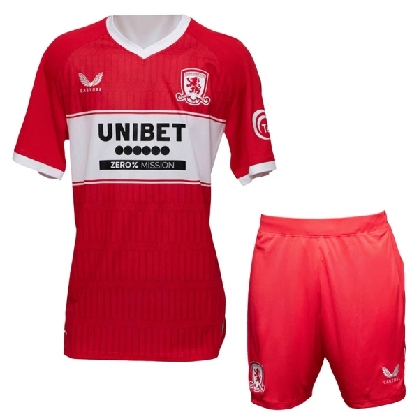 Conjunto Middlesbrough Local 2025/2026 Niño Conjunto Middlesbrough Local 2025/2026 Niño