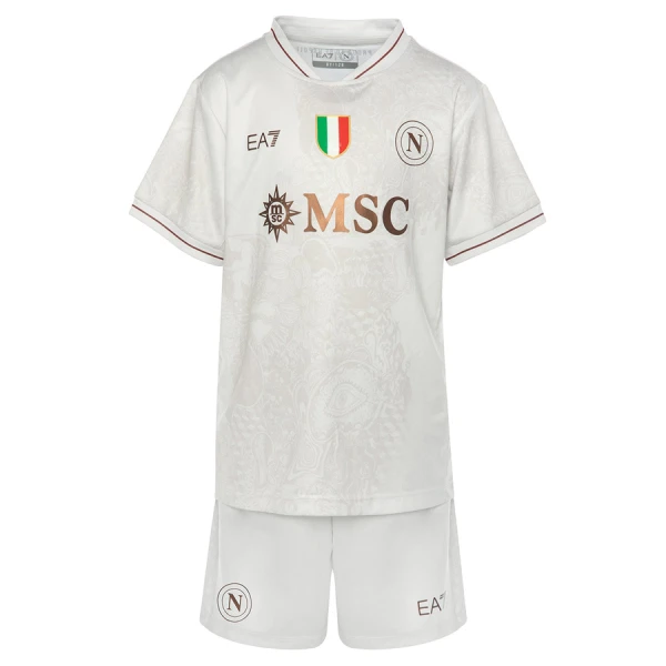 Conjunto SSC Napoli Visitante 2025/2026 Niño