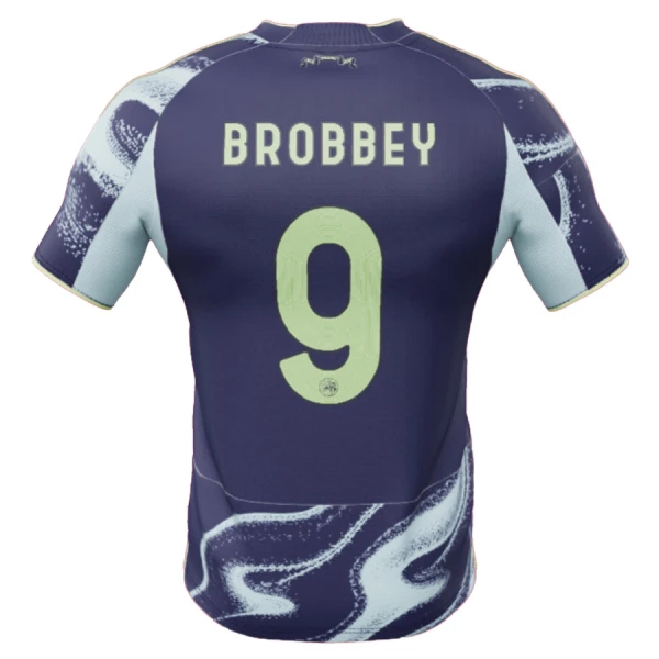 Camiseta Ajax Brobbey 9 Visitante 2025/2026