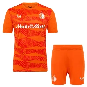 Conjunto Feyenoord Rotterdam Portero 2025/2026 Niño Naranja
