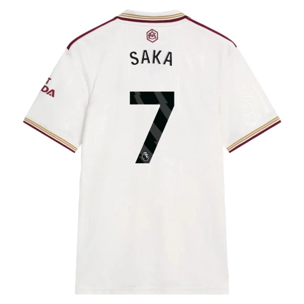Camiseta Arsenal Bukayo Saka 7 Tercera Equipación 2025/2026
