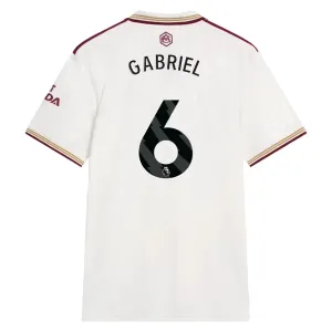Camiseta Arsenal Gabriel 6 Tercera Equipación 2025/2026