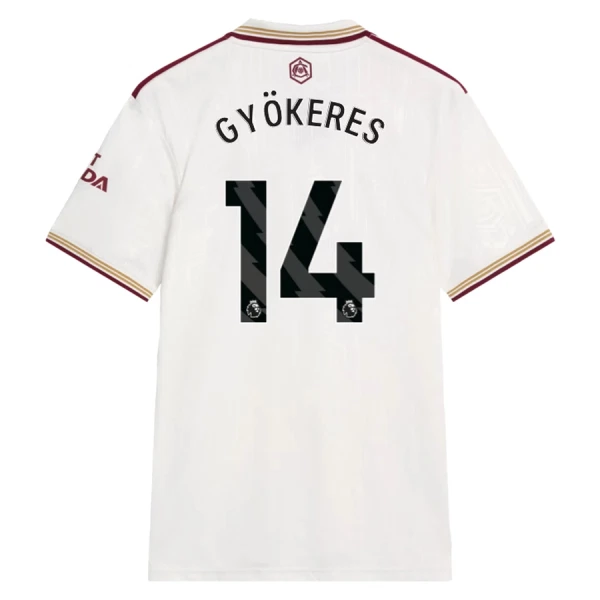 Camiseta Arsenal Viktor Gyökeres 14 Tercera Equipación 2025/2026