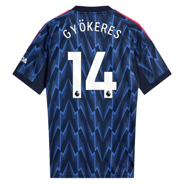 Camiseta Arsenal Viktor Gyökeres 14 Visitante 2025/2026