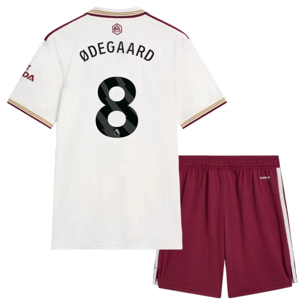 Conjunto Arsenal Martin Ødegaard 8 Tercera Equipación 2025/2026 Niño