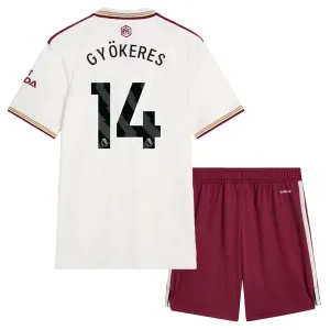 Conjunto Arsenal Viktor Gyökeres 14 Tercera Equipación 2025/2026 Niño