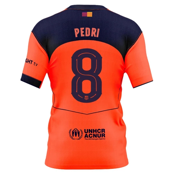 Camiseta FC Barcelona Pedri 8 Tercera Equipación 2025/2026