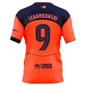 Camiseta FC Barcelona Robert Lewandowski 9 Tercera Equipación 2025/2026