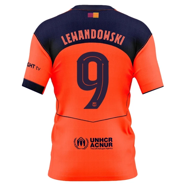 Camiseta FC Barcelona Robert Lewandowski 9 Tercera Equipación 2025/2026